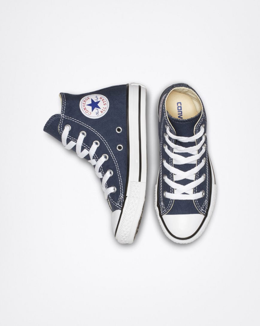 Dívčí Boty Vysoké Converse Chuck Taylor All Star Classic Tmavě Blankyt | CZ NRLT96